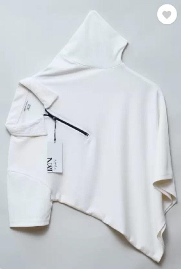 Men's cotton plain white T-shirt