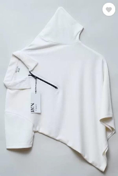 Men's cotton plain white T-shirt