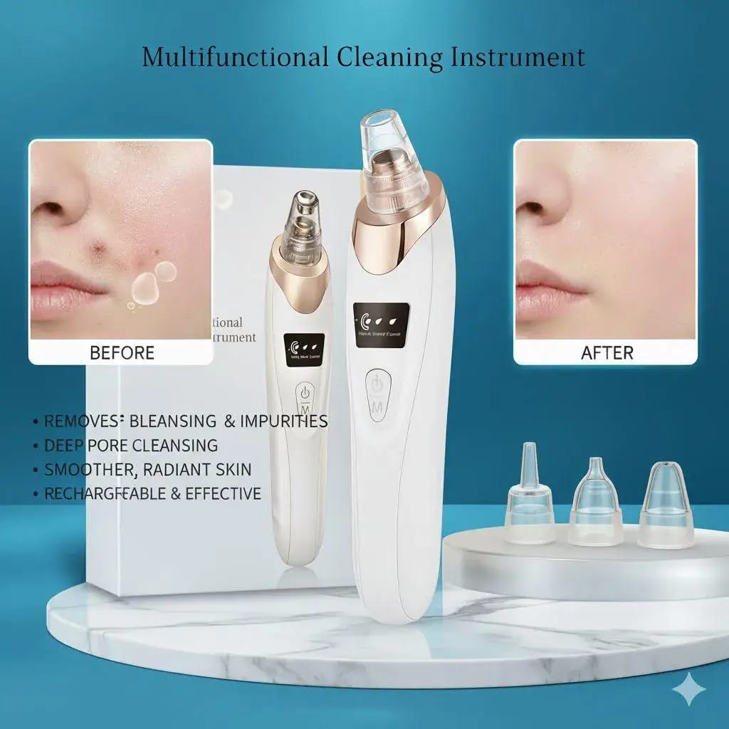 Rechargeable blackhead remover